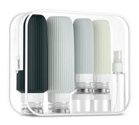 Mrsdry 16 Pack Travel Bottles for Toiletries, Oversize Silicone Travel Containers jar for Toiletries, Leak Proof Refillable Liquid Shampoo And Conditioner Travel Essentials toiletry Bottles