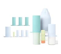 Mrsdry Bottle Covers for Travel, Leak Proof Elastic Sleeves, Travel Size Container Covers, Holiday Essentials for Women, Multiple Sizes Cover Suit for Various liquids Toiletries Bottles (8pcs)