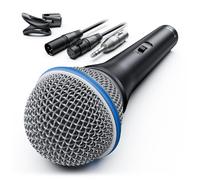MRSDY Vocal Dynamic Microphone, Metal Handheld Wired Microphone for Singing, Mic Suitable for Karaoke and Recording, with On/Off Switch and 16.4ft XLR Cable