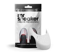 MrSneaker 2 Pairs Shoe Crease Protectors, Anti Wrinkle Toe Box Crease Guards, Shoe Crease Guards for Air Force 1, Air Jordan. (7-12, White)
