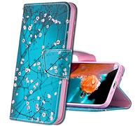 MRSTER OPPO Reno4 Pro 5G Phone Case Durable Lightweight PU Leather Wallet Phone Case Flip Folio Shockproof Shell Slim Fit Protective Cover for OPPO Reno 4 Pro 5G. BF Apricot Tree