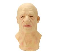 MRSTORY Halloween Latex Old Man Realistic Headgear for Party One Size Latex Material (A)