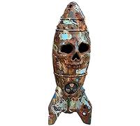MRSTORY NUCLEAR LOGOS RESIN SKELETON BOMB DECOR HALLOWEEN PROPS FOR HOME DECOR (C)