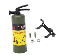 MRSTORY RC Car Fire Extinguisher Toy Simulation Design Vivid Lightweight Mini Fire Extinguisher Accessories for AXIAL SCX10 WPL MN Series Plastic Steel 47mm (Green)