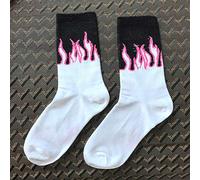 MRSTORY Socks Men Print Cotton Crew Mens Stockings Sloth Winter Hip Hop Cool Skateboard Socks Black White Yellow Cotton Blended Casual Eu Size 36-42 Unisex (white)
