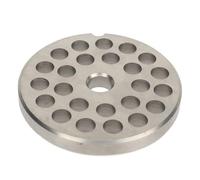 MRSTORY Stainless Steel Meat Grinder Disc Durable 8mm Round Hole Plate for Uniform Shredding Professional Kitchen Tool Size 12 69mm
