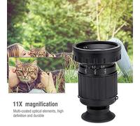 MRSTORY VD11X Micro Directors HD Viewfinder Scene Viewer High Definition MultiCoated Optical Glass 11X Magnification Telescopic Design for Film TV Photography Black 1.62 Inches