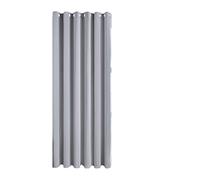 MRTREES Blackout Curtains Bedroom 90 Drop 1 Panel Light Grey Eyelet Thermal Curtain for Living Room Soft Texture Window Treatments for Kids 90x90 Inch 228x228 CM