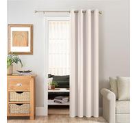 MRTREES Living Room Curtains, Blackout Curtains, 1 Piece with Eyelets, Babies’/Kids’/Children's/Youth Bedroom Window Curtains 140 x 240 cm (Width x Height), Beige