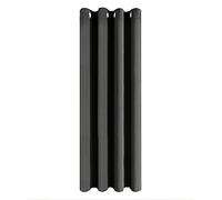 MRTREES Opaque Blackout Curtain with Eyelets, Thermal Curtain with Noise and Cold Protection for the Living Room, Bedroom, 225 cm Long, 140 cm Wide, Pack of 1, Dark Grey