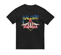 MRUDM Stefania Kalush Orchestra Band Lover Gift T Shirt O-Neck Cotton Custom Short Sleeve T Shirt Homme Black