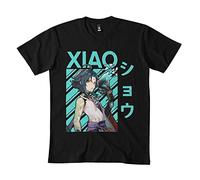 MRUDM Than Xiao genshin Impact Classic t Shirt 173DMN Black