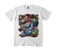 MRUDM Thomas The Tank Engine and Friends Design Tshirt Black