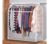 MRVAKDYDI Garment Covers Bag, 39.37 in/47.24 inch Hanging Clothes Storage Coat Covers Protector Bag(80x50x120cm)