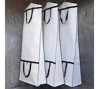 MRVAKDYDI Garment Covers Bag, 63/70 inch Height,Breathable Long Dress Covers Garment Bags Dustproof(White,(H) 160)