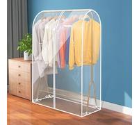 MRVAKDYDI Garment Covers Bag, for Garment Hanging Coat Racks,Single Pole/Double Rod Racks(A 60x50x150cm)