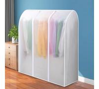 MRVAKDYDI Garment Covers Bag, for Garment Hanging Coat Racks,Single Pole/Double Rod Racks(B 140x50x150cm)