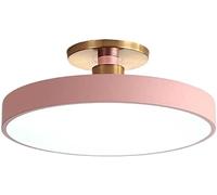 MRVAKDYDI Glass Pendant Light Ceiling Light, LED Ceiling Pendant Light 3 Color Temperatures Multicolor Multiple Sizes(Pink,50cm)