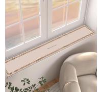 MRVAKDYDI Leather Window Sill Protector, PU Window Sill Protector And Pet Perch Waterproof Multicolor Size 4-8in X 24-118in(Pink,15x180cm/6x71in)