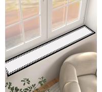 MRVAKDYDI Leather Window Sill Protector, PU Window Sill Protector And Pet Perch Waterproof Multicolor Size 4-8in X 24-118in(Black,20x280cm/8x110in)