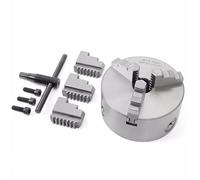 MRVAKDYDI Mini Wood Lathe Machine, K11-130 130mm/5 Inch 3-Jaw Self Centering Lathe Chuck With Two Sets of Jaws For Mini Lathe Grinding Milling Machines