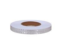 MRVAKDYDI Outdoor Waterproof Reflective Tape, Crystal Lattice Reflective Tape Self Adhesive 2 cm x 50 m Multicolor(White)