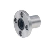 MRVAKDYDI Pillow Block Bearing, Linear Motion Bearing Flange Bushing for Rod Shaft Multiple Models 1pc(LMF10UU)