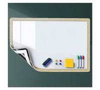 MRVAKDYDI Self-Adhesive Magnetic Whiteboard Paper, Magnetic Dry Erase Whiteboard Peel and Stick Wall Paper Roll White Multiple Sizes(White-b,23.6x35.4IN(60x90CM))