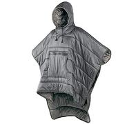 MRVAKDYDI Sleeping Bag Stuff Sack, Winter Poncho Coat Warm Blanket Small Quilt Portable Ultralight Sleeping Bag Wearable Cloak for Camping Outdoor Climbing Travel(B)
