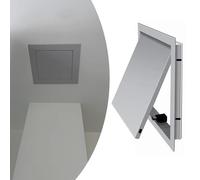 MRVAKDYDI Vent Systems Access Panel, Small Access Panel for Drywall Wall Ceiling, Metal Flush Mount Wall Hole Cover(Grey,13x13in(33x33cm))