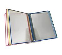 MRVAKDYDI Wall Document Organiser, With 10 A4 Pockets Catalog Organizer for Consultation and Presentation(Multi Coloured)