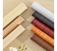 MRVAKDYDI Wood Wallpaper Self Adhesive Wallpaper, Self-Adhesive Wood Effect PVC Film Multiple Sizes(Tischfolie 4,120x300cm)