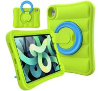 MRWHO Kids Case for iPad Air 5th 4th Generation 10.9 inch - Sturdy Lightweight Flexible Shockproof Stand Handle Girls Boys Case for Apple iPad Air 5 4 Gen 2020/2022, Green