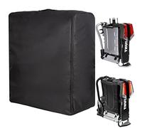 MRWiZMS Bag for Thule EasyFold 931 and 933 Bike Rack, Made from 600D Oxford Fabric, Featuring a Flap, Zippers, and a Grip Hole for The Handles of The Folded Rack (Black, 60 x 30 x 70 cm)