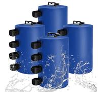 MRWiZMS Gazebo Water Weights Bag, Water Tent Weights Set of 4 Leg Weights for Pop Up Canopy,Leg Weights for Pop Up Gazebo,Patio Umbrella, Outdoor Furniture,4 Pcs-Pack Blue