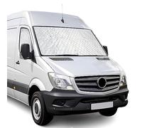 MRWiZMS Windscreen Cover for Mercedes Sprinter 2006-2018, 600D Oxford Cloth 100% Light Blocking, Waterproof, UV Resistant/Freezing/Frost resistant (Internal,2006-2018)