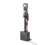 Morphy Richards MRXSTICKPRO Intelliclean Cordless Vacuum Cleaner, Self Empty Bin Station, Washable HEPA Filter, Multi-Filtration Cyclone, Detachable Battery, Motorised Brush, Grey & Red, 730005