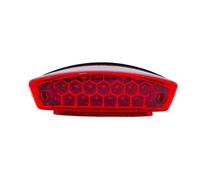 Mrxzhaoxz Moto Stop Tail Light For Ducati For Monster For M400 Universal Motorcycle LED Brake Tail Light ATV Dirt Bike Rear Stop Lamp License