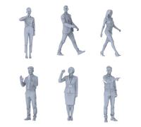 MRY-SFW 1/35 Modern Figure Office Commuter Business 6 pcs
