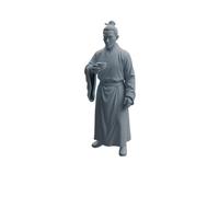 MRY-SFW 1/64 Ancient CupHolding Scholar Character Modern Model 3 pcs