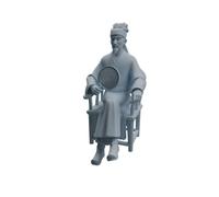 MRY-SFW 1/64 Ancient Literati Gentleman Character Modern Model 3 pcs