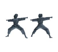 MRY-SFW 1/64 Karate Athlete Figure Modern Model 4 pcs