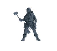 MRY-SFW 1/64 Modern Counter-Terrorism SWAT Breacher Combat 2 Four-Person Group