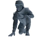 MRY-SFW 1/64 Modern Counter-Terrorism SWAT Fire Support Operator Combat 2 Four-Person Group
