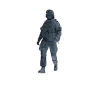 MRY-SFW 1/64 Modern Counter-Terrorism SWAT Fire Support Operator Foot March 1 Four-Person Group