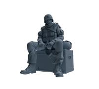 MRY-SFW 1/64 Modern Counter-Terrorism SWAT Fire Support Operator Rest 2 Four-Person Group