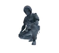 MRY-SFW 1/64 Modern Counter-Terrorism SWAT Shield Bearer Combat 3 Four-Person Group