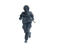 MRY-SFW 1/64 Modern Counter-Terrorism SWAT Shield Bearer Combat 4 Three-Person Group