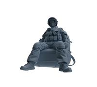 MRY-SFW 1/64 Modern Counter-Terrorism SWAT Shield Bearer Rest 3 Four-Person Group