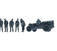 MRY-SFW 1/64 Modern Navy Seal Six-Person Laughing After Rollover Group